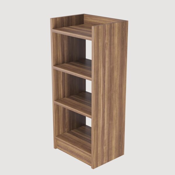 homeeasy 3 Layer Engineered Wood Multipurpose Rack, Open Bookshelf, Storage Organizer Stand BS-1(90x33x24cm) Brown