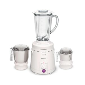 Sujata Supermix 900 Watts Mixer Grinder | 22000 Rotations Per Min | 90 Minutes Continuous Running | 3 Versatile Jars 1750 ml, 1000 ml and 400 ml