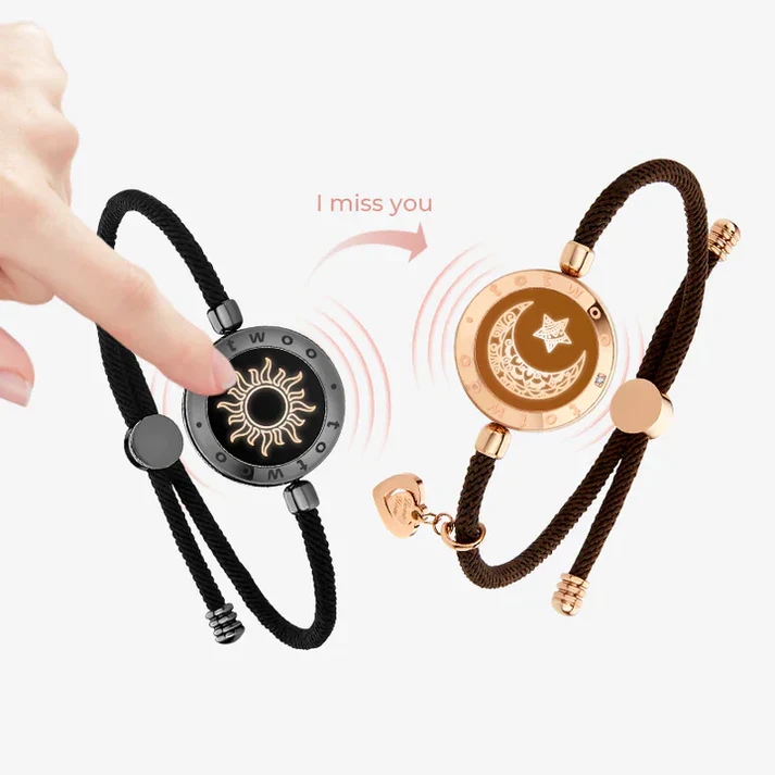 Totwoo Bracelet showing touch vibration and light notification